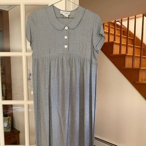Motherhood Midi Short-Sleeve Dress, Size Medium. 53% Acetate and 47% Rayon